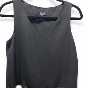 Aqua Women's Black and Grey Blouse